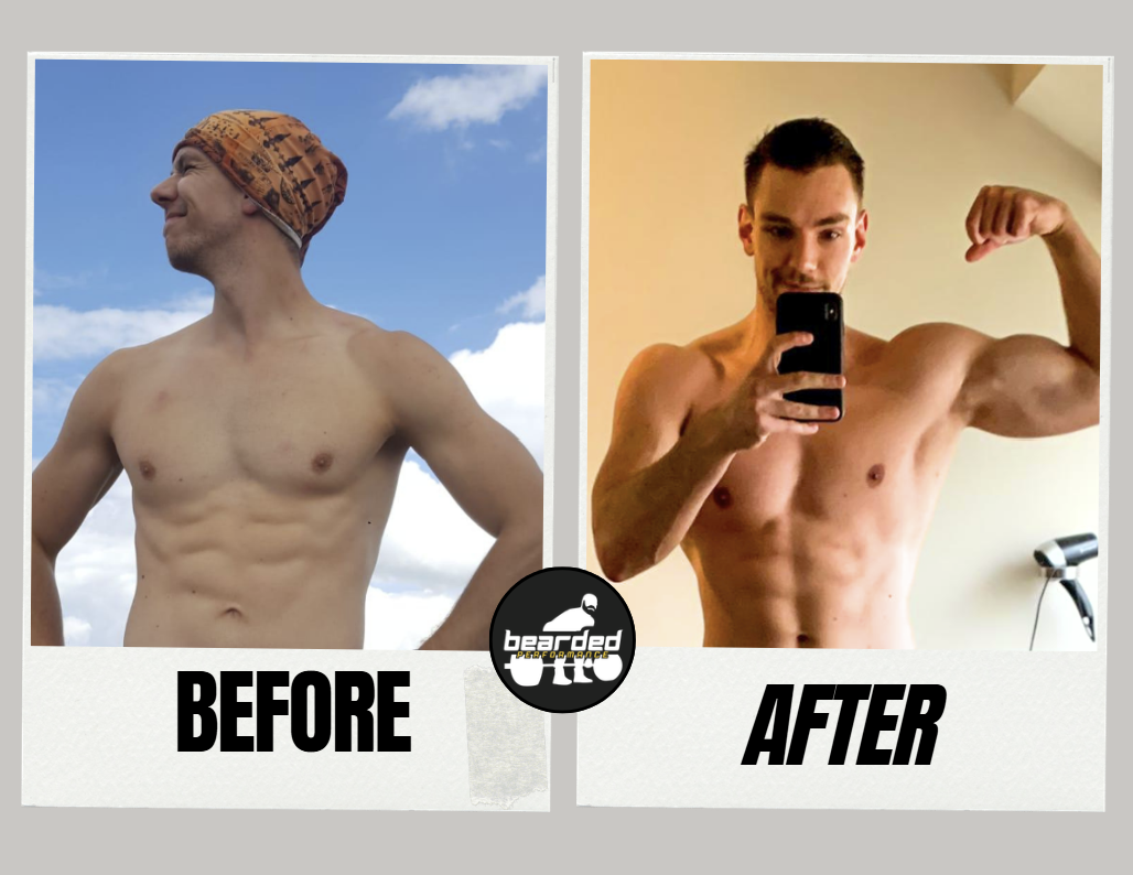 Jonas Loreen before and after transformation