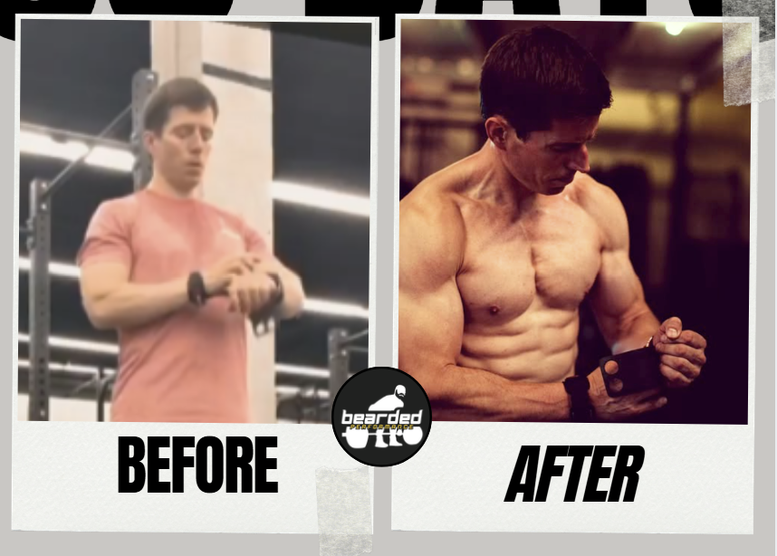 Paul Reimann before and after transformation