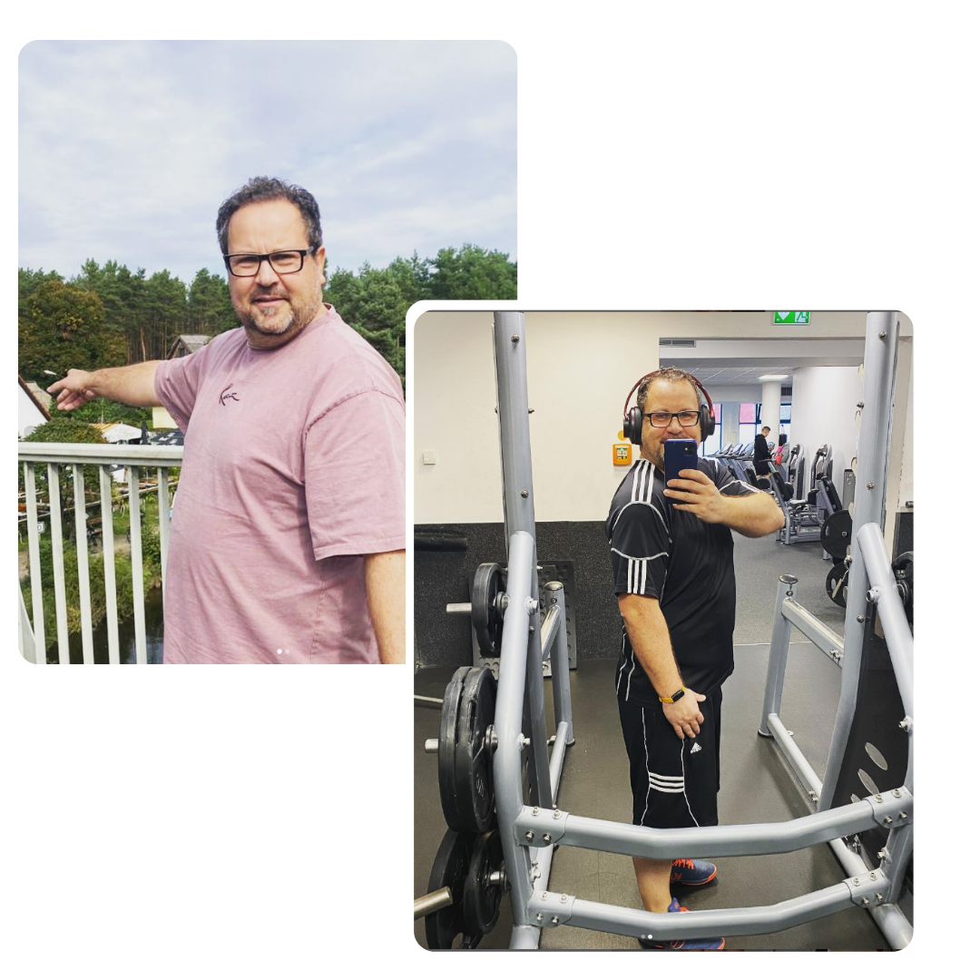 Ralf Dirttert before and after transformation