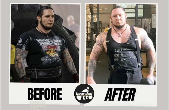 Ulfr Molette before and after transformation